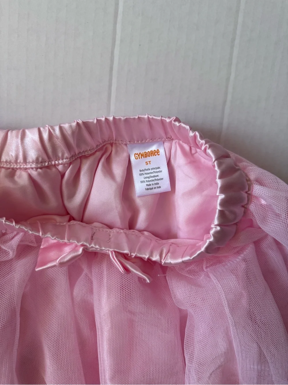 Gymboree Pink Tulle Ballet Skirt with Bow